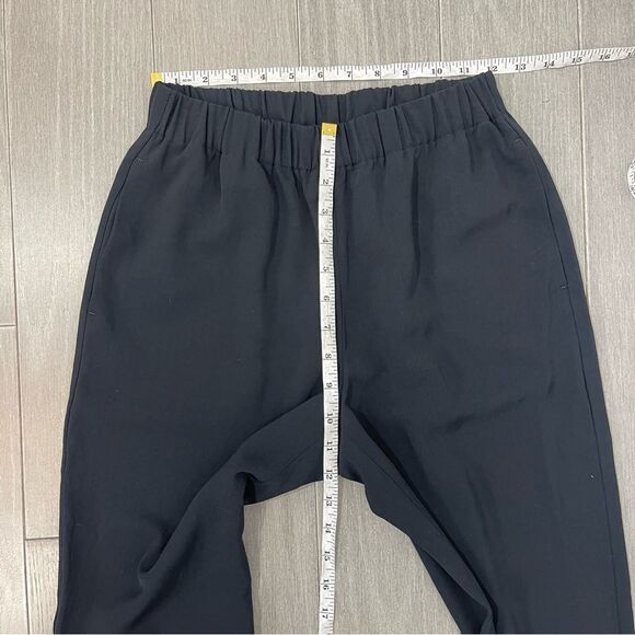Everlane The Japanese GoWeave Zip Track Pant Black Pull On High Rise Minimalist - Picture 14 of 16